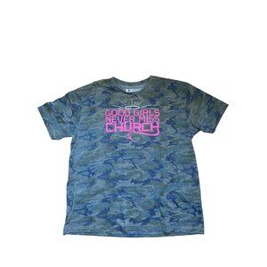 Eric Church Camo T-Shirt XXXL Good Girls Never Miss Church Graphic Tee
